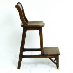 Victorian Clerks Walnut High Chair