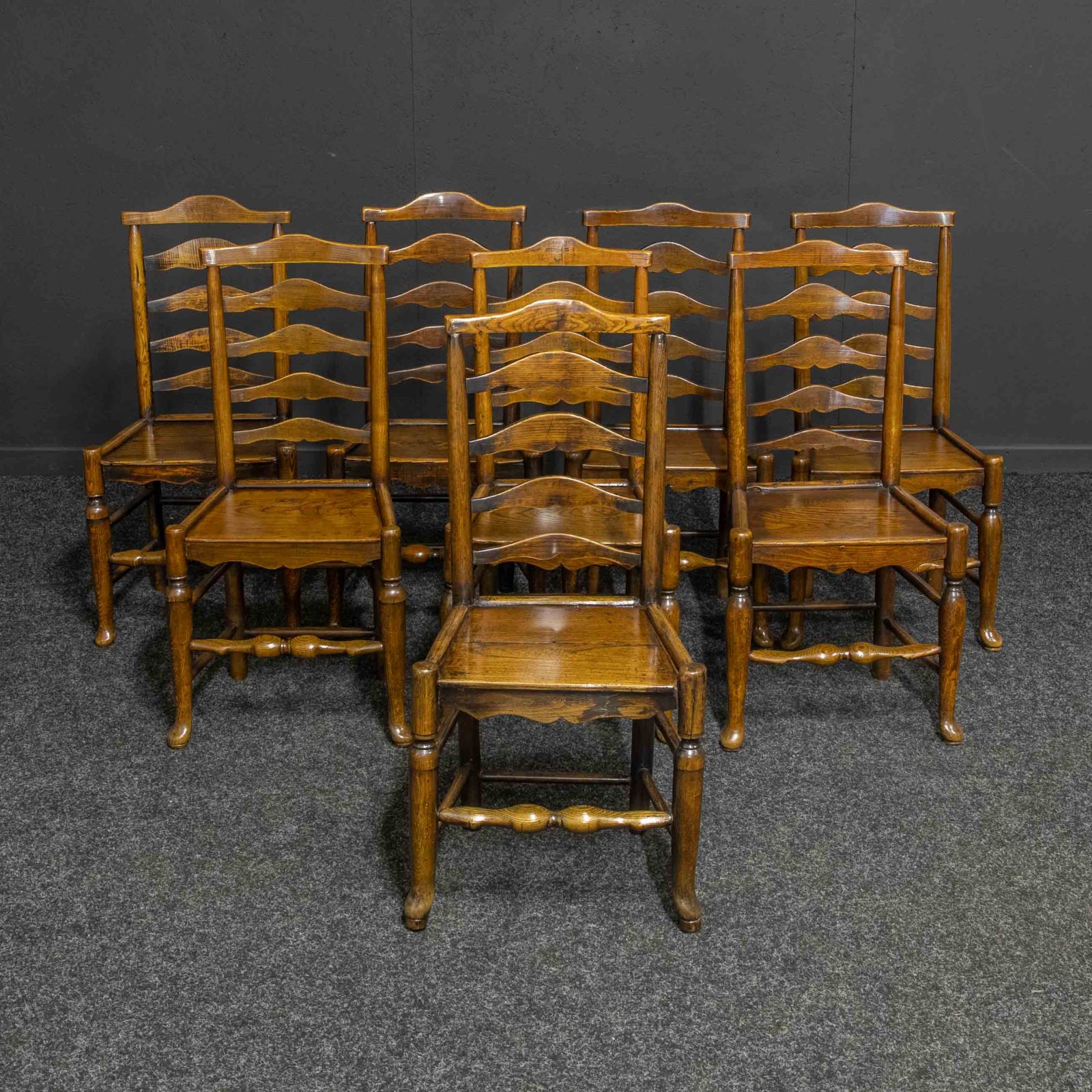 Set of Eight Georgian Chairs