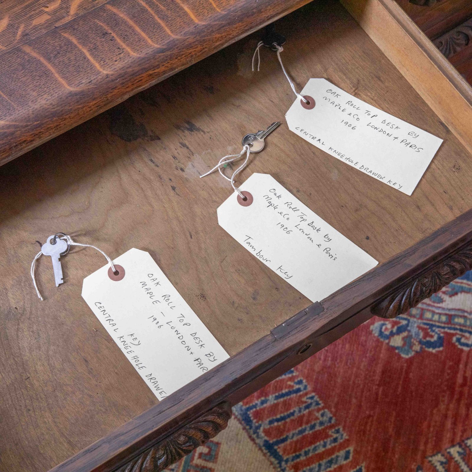 Maples & Co Roll Top Desk - Image 11
