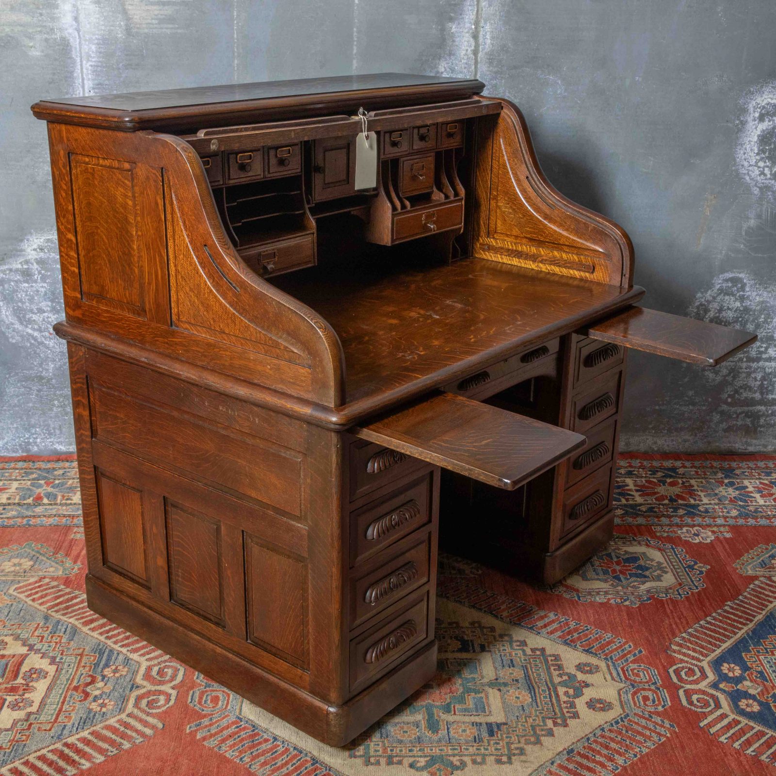 Maples & Co Roll Top Desk - Image 12