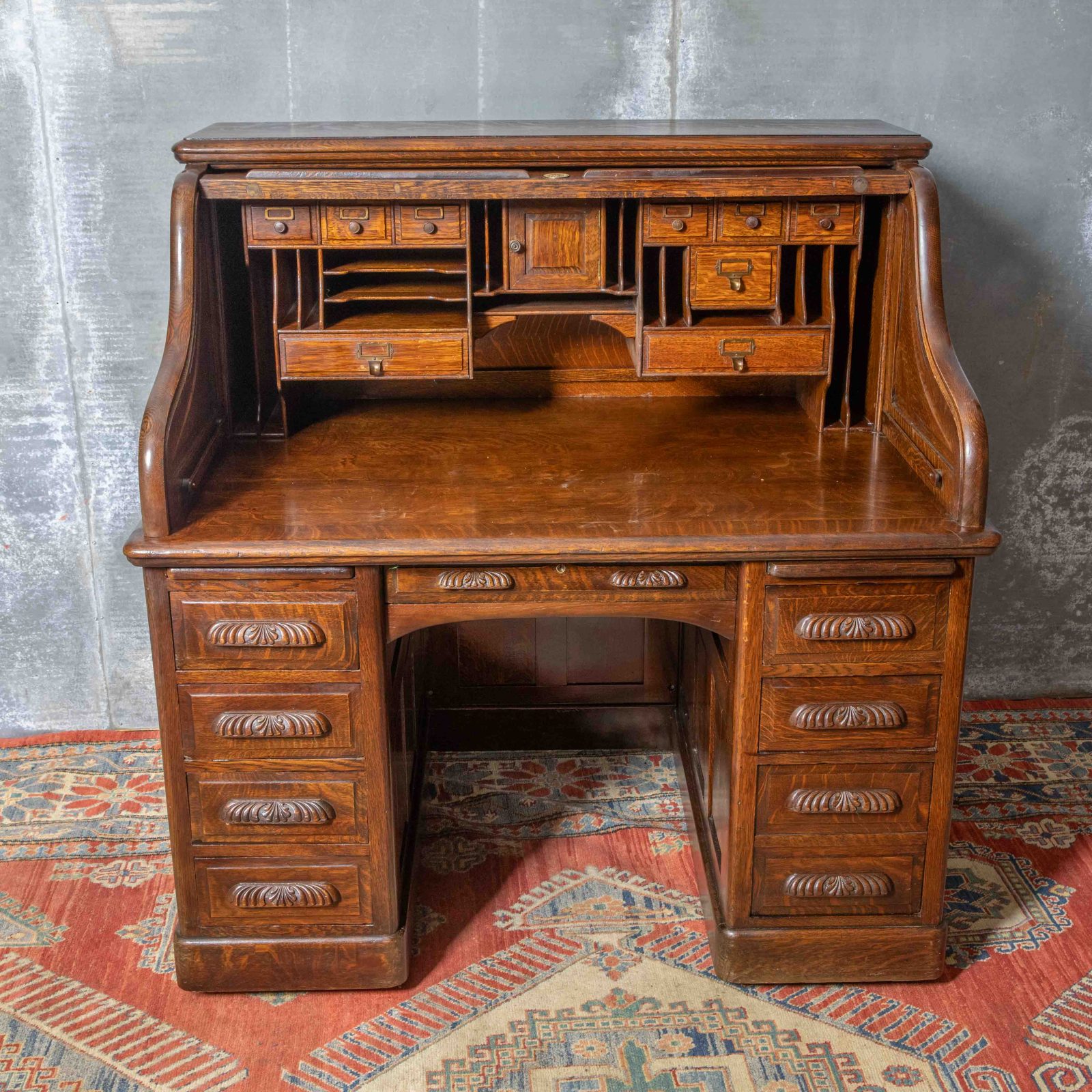 Maples & Co Roll Top Desk - Image 4