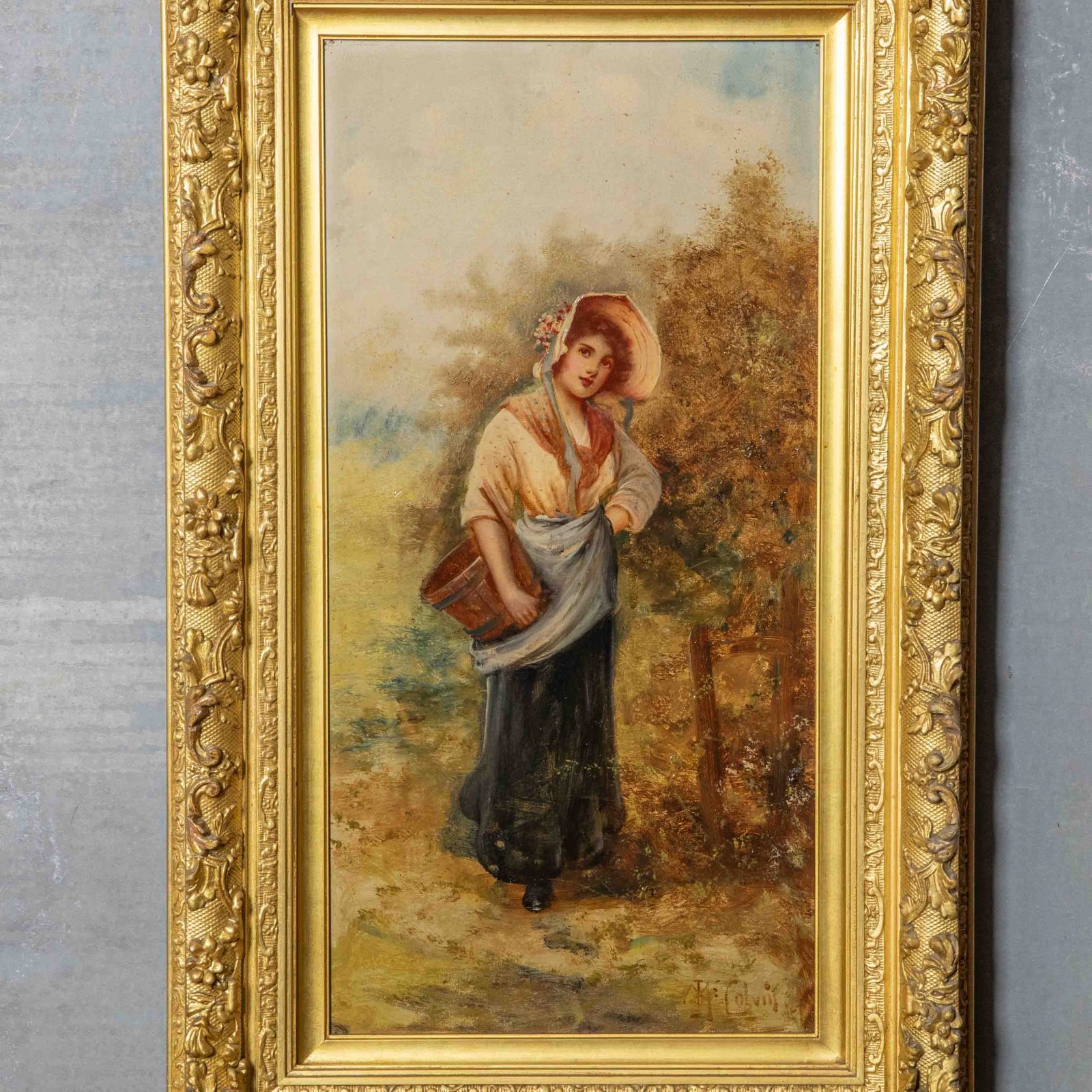 Pair of Oils on Canvas - Image 7