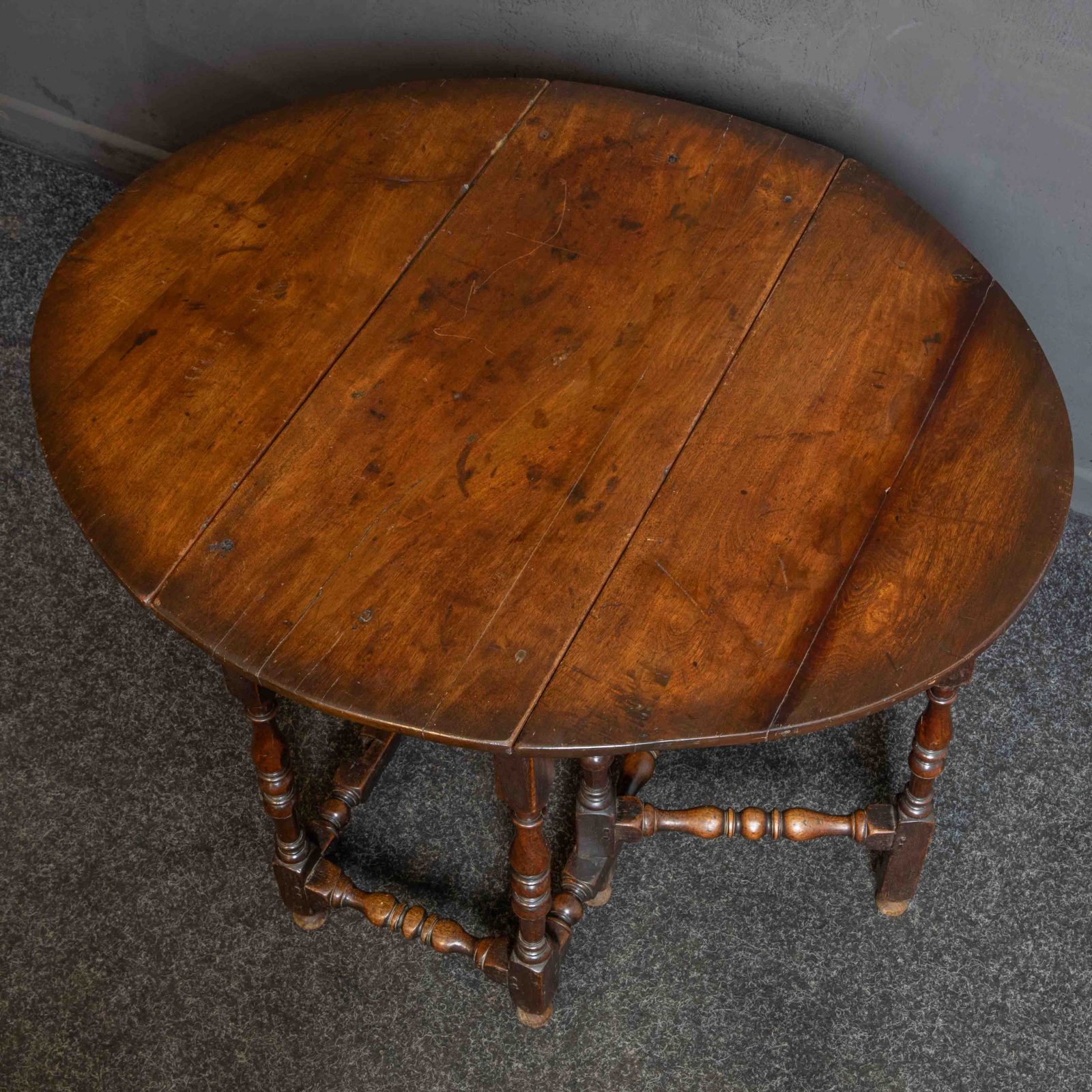 Red Walnut Gateleg Table - Image 4