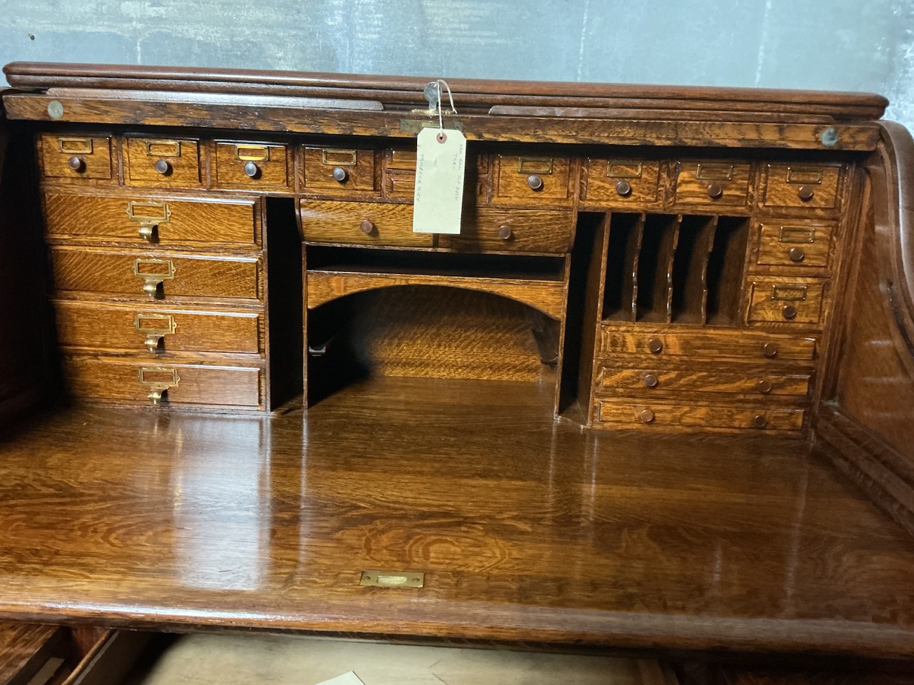 Alternative view of ANTIQUE ROLL TOP DESK