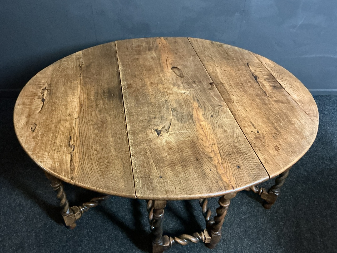 Antique Oak Gate Leg Table