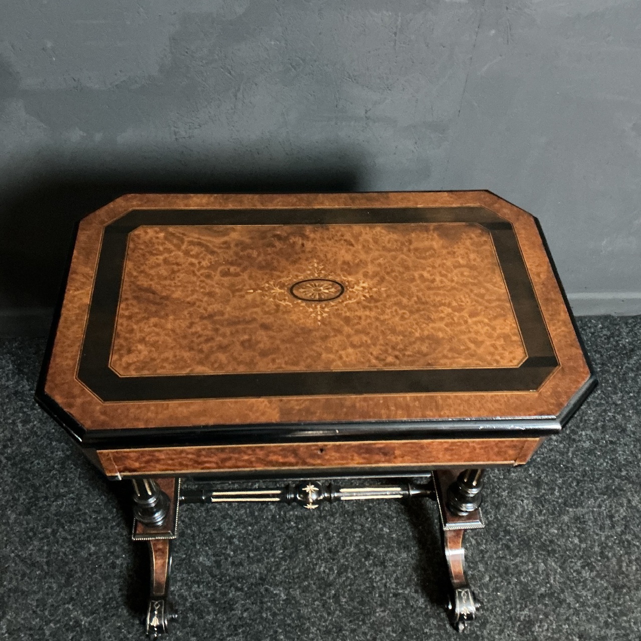 VICTORIAN GAMES/SEWING TABLE - Image 4