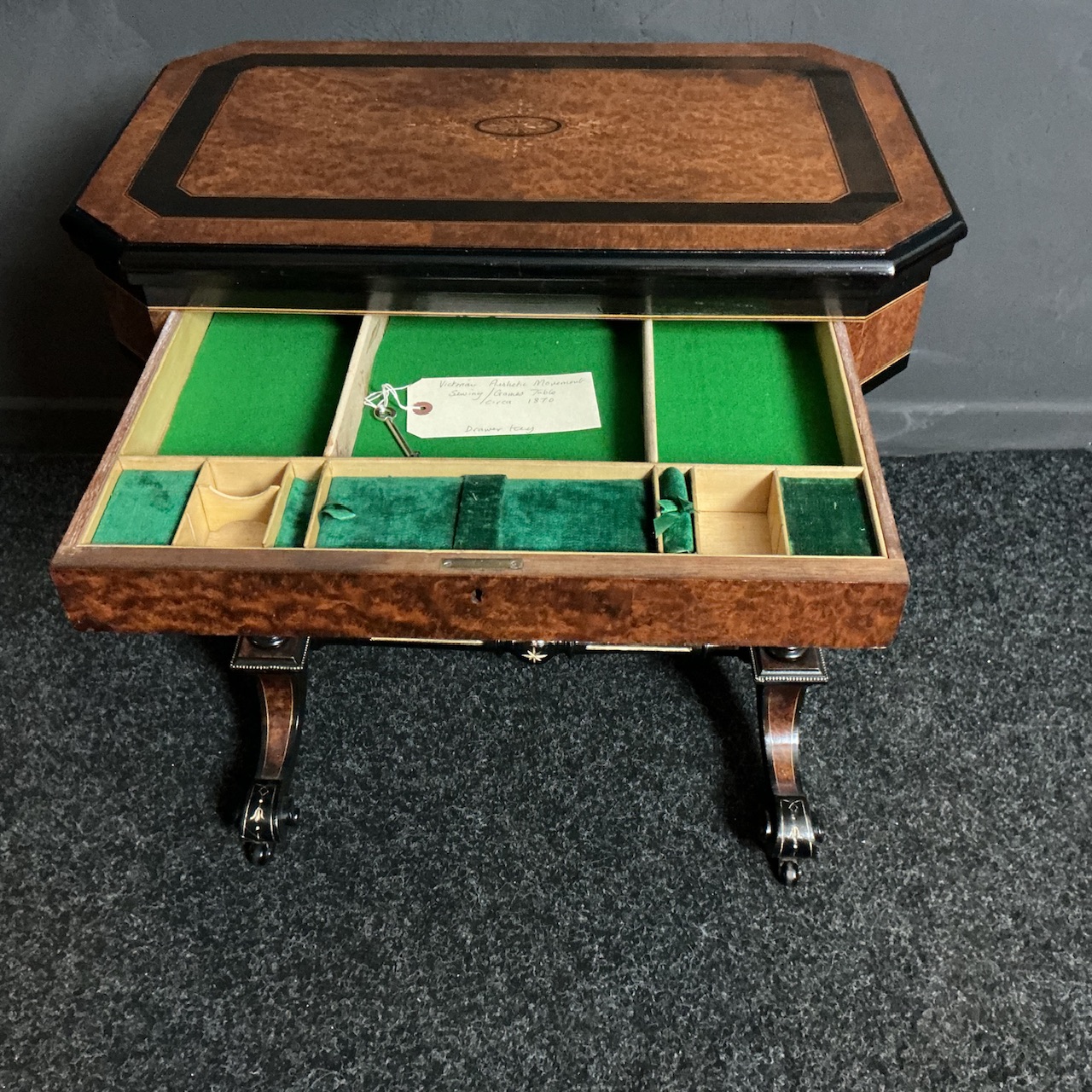 VICTORIAN GAMES/SEWING TABLE - Image 5