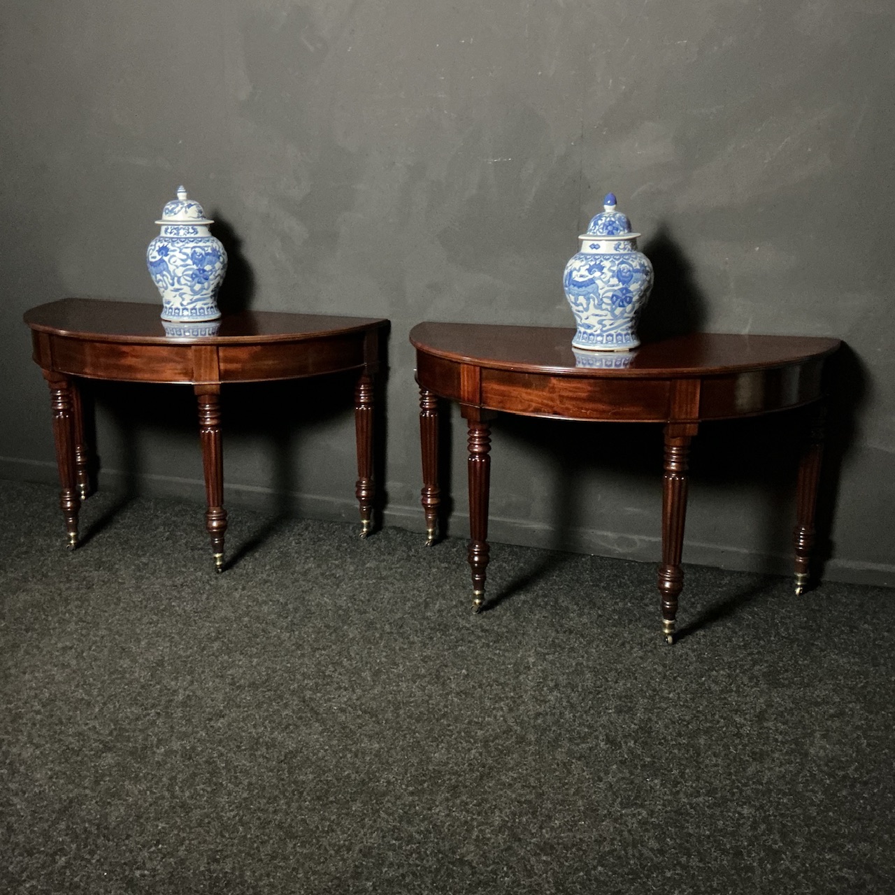 Alternative view of Antique Table in the manner of Gillows