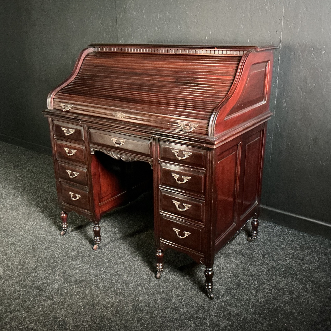 Antique Roll Top Desk- Home Office