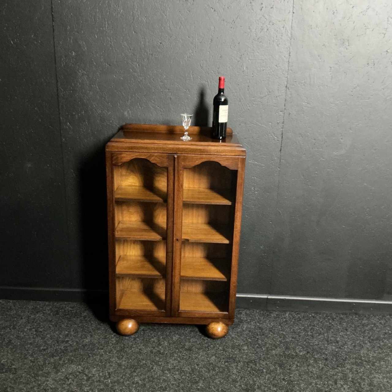 Art Deco Oak Bookcase - Image 5
