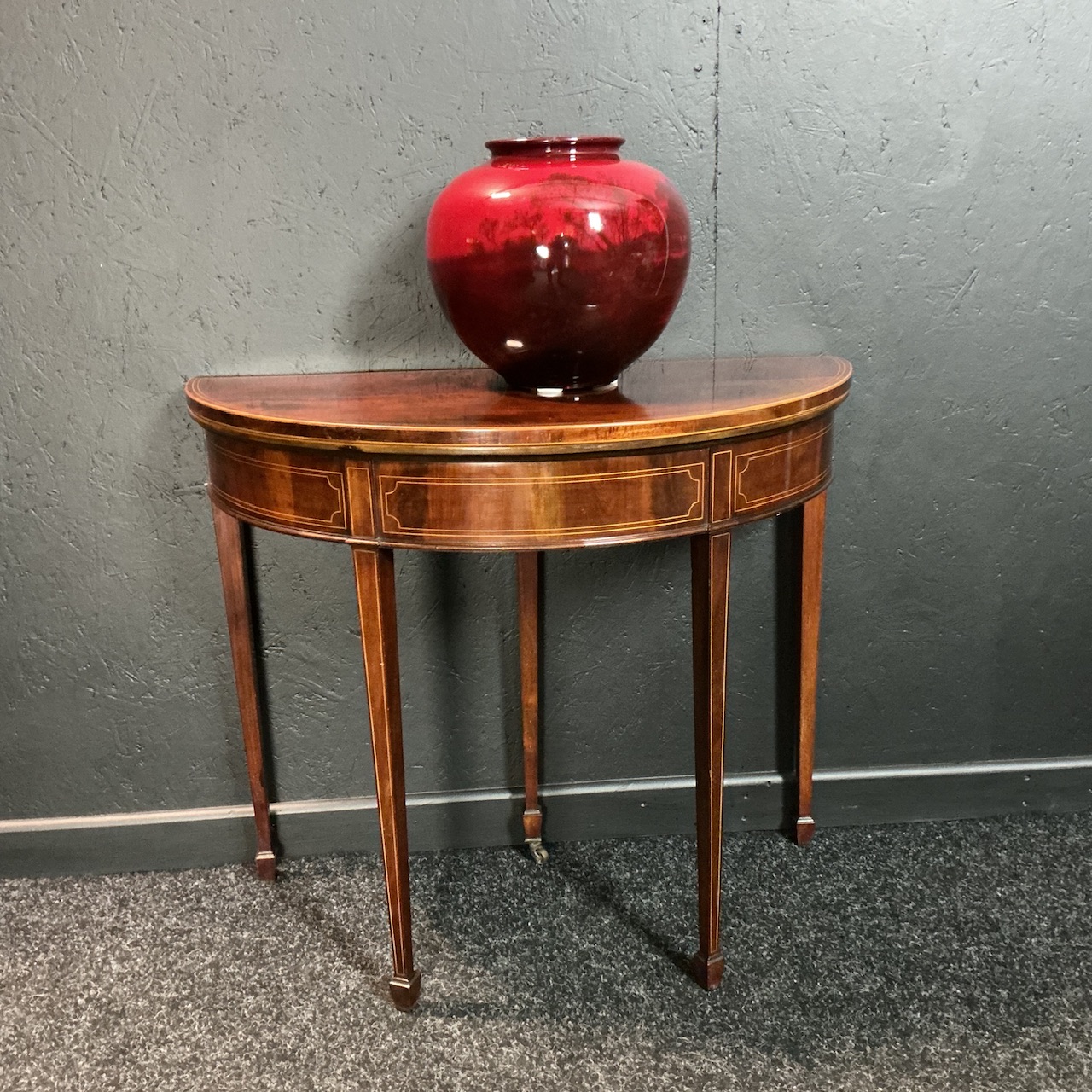 Hepplewhite Revival Mahogany Card Table - Image 5