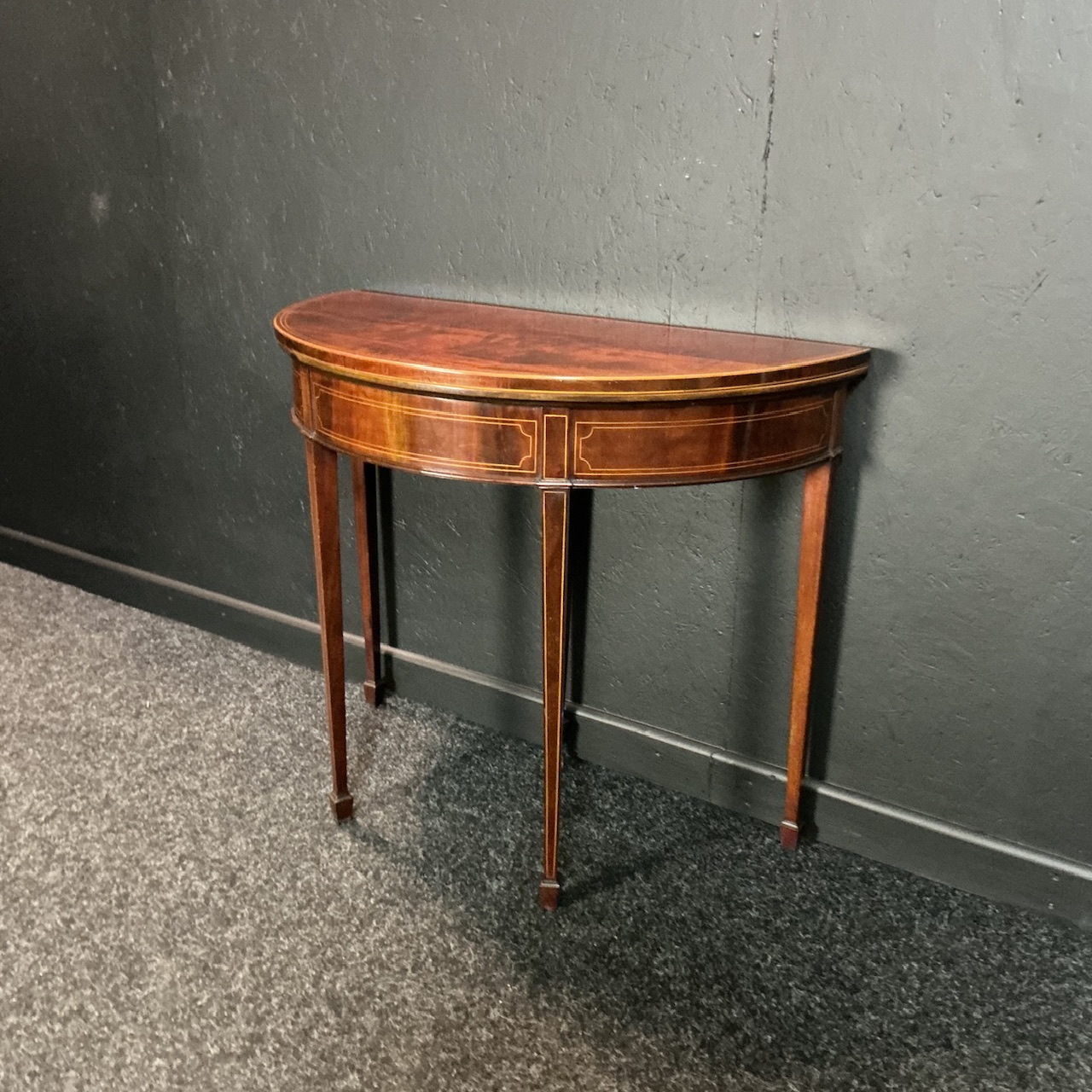 Hepplewhite Revival Mahogany Card Table - Image 6