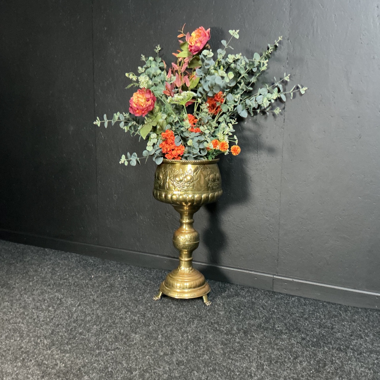 Antique Brass Planter