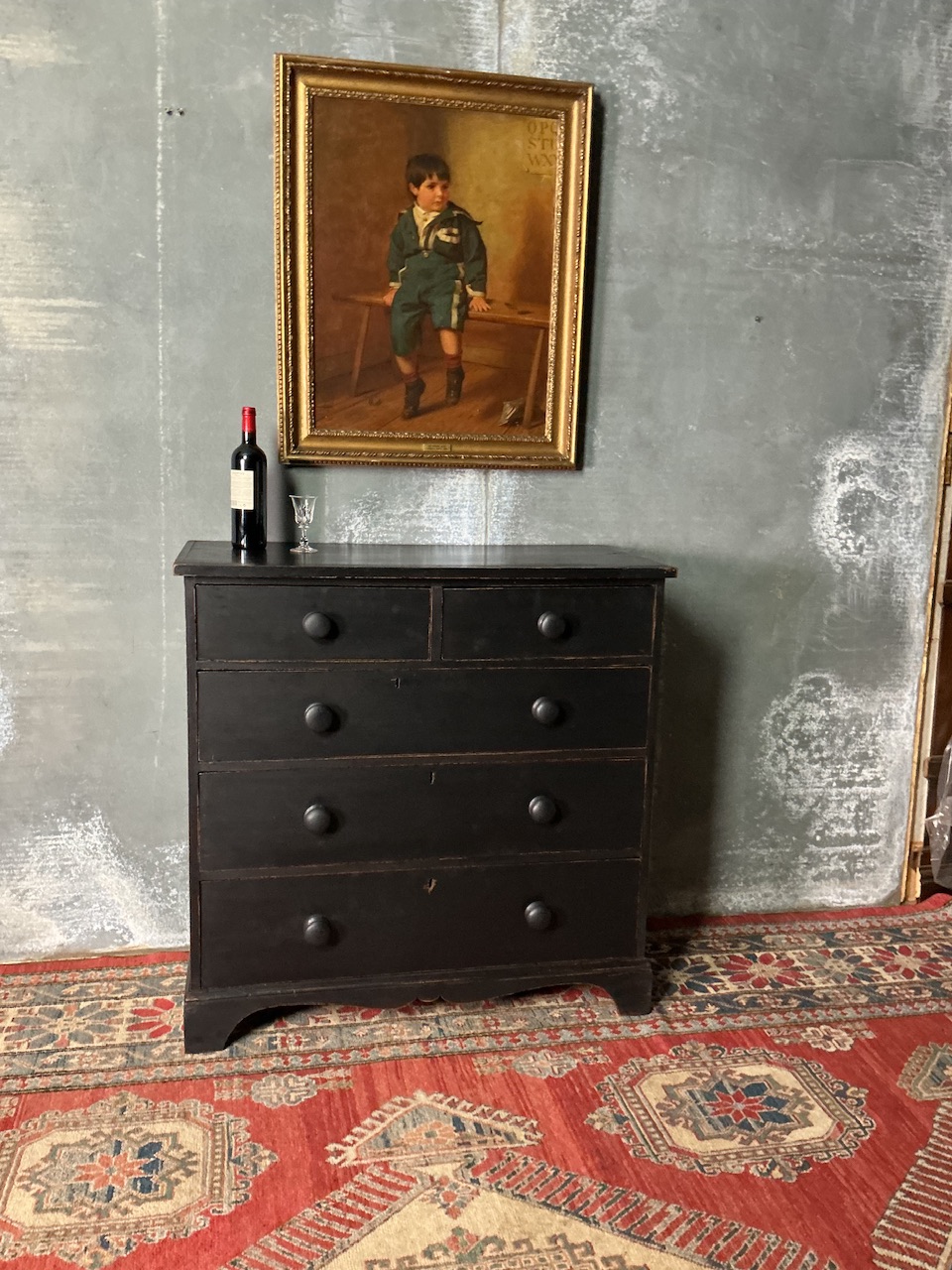 Victorian Painted Chest
