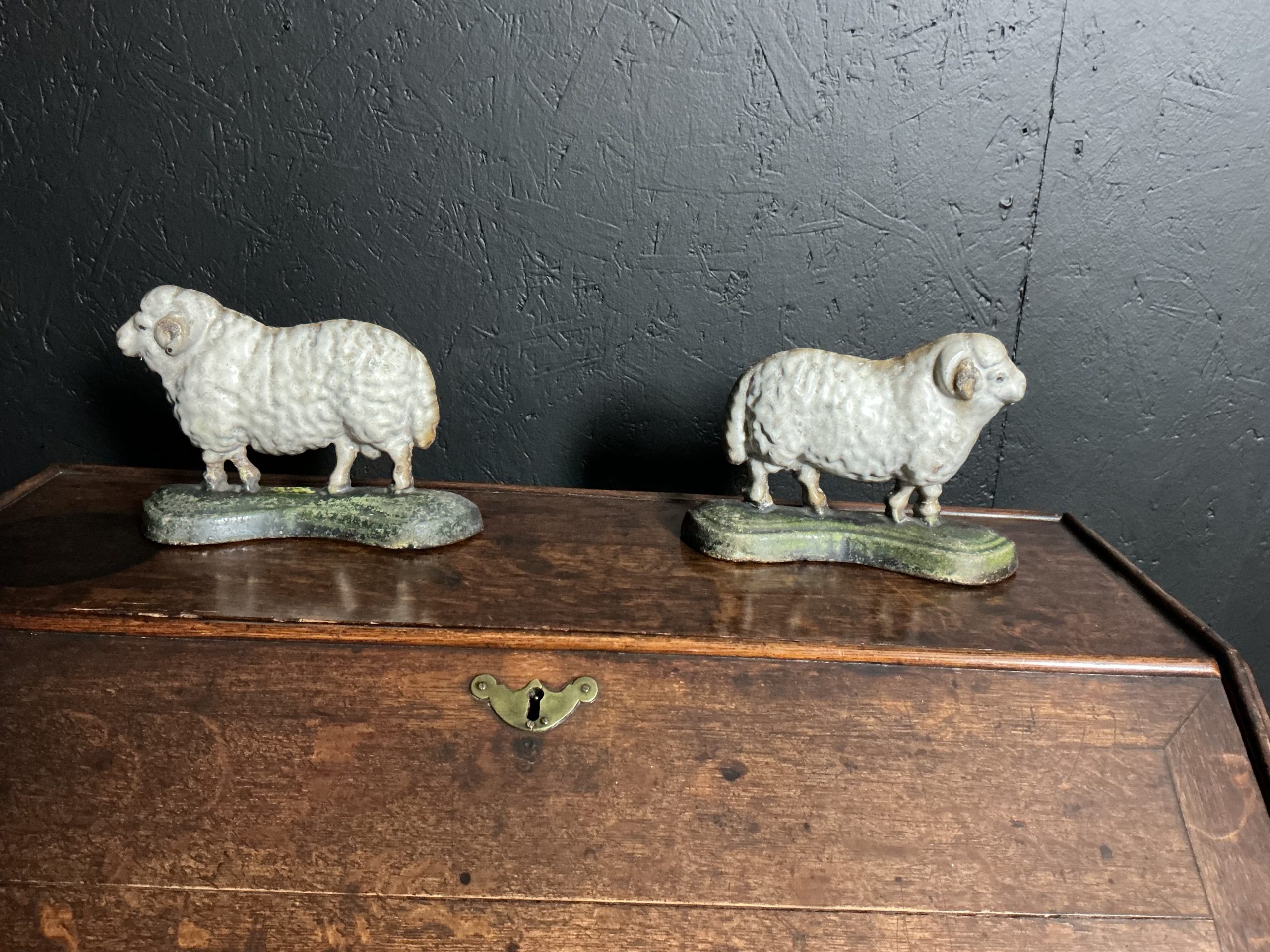 Pair of Victorian Iron Sheep - Image 4