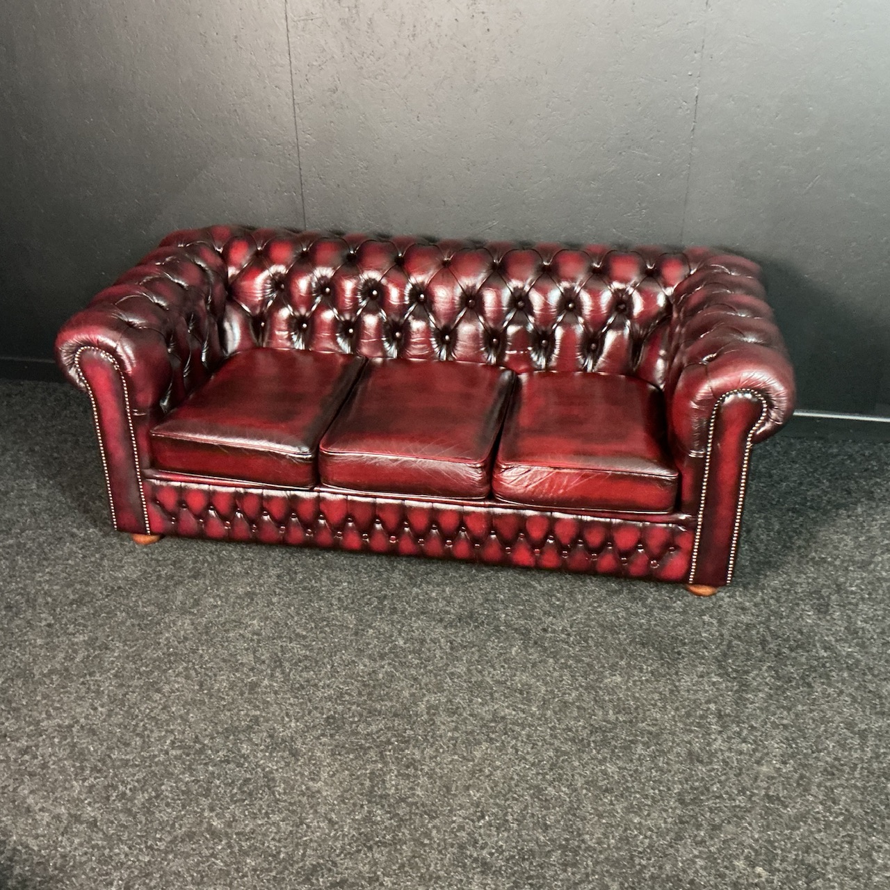 Oxblood Victorian Style Chesterfield