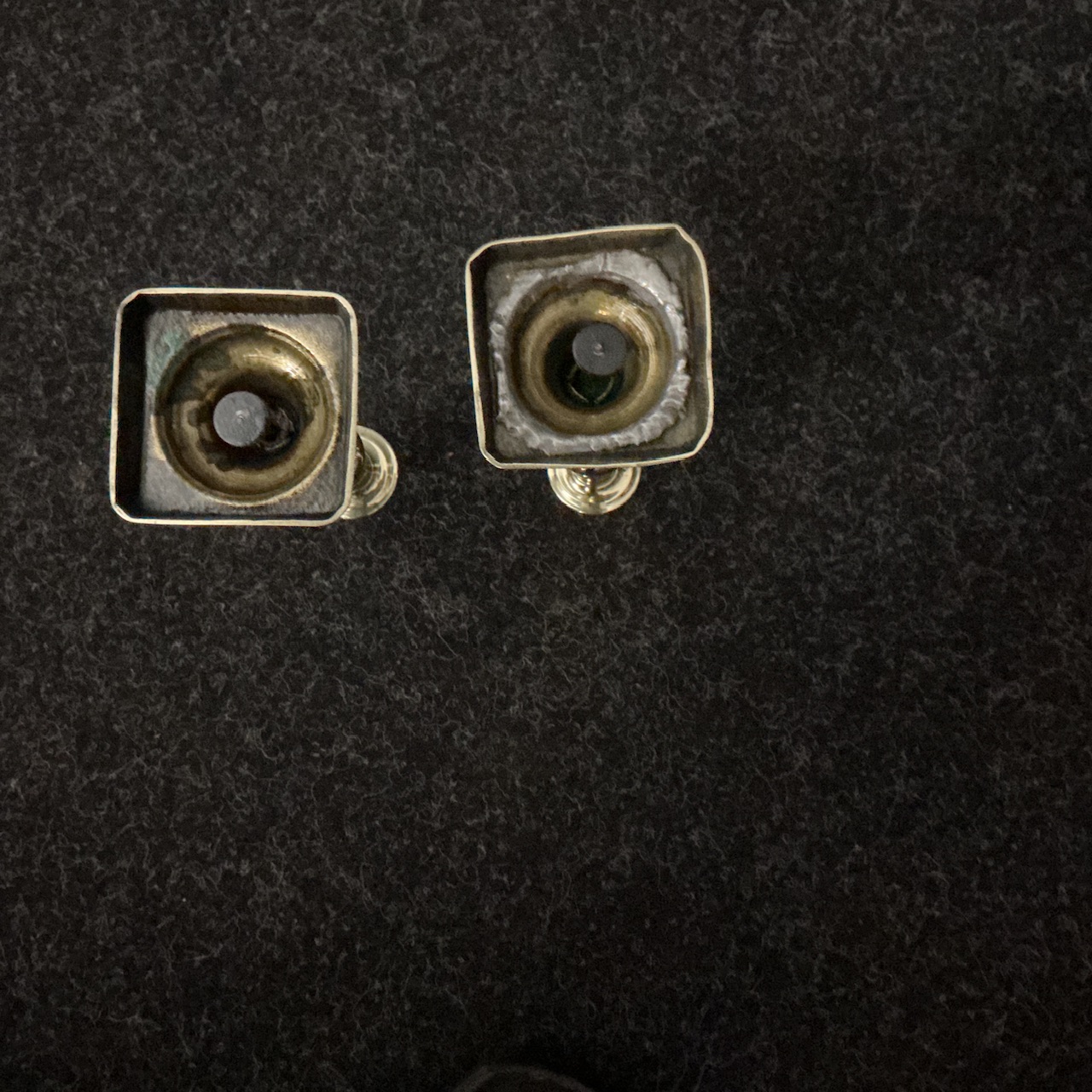 Alternative view of Pair of Victorian Brass Candlesticks