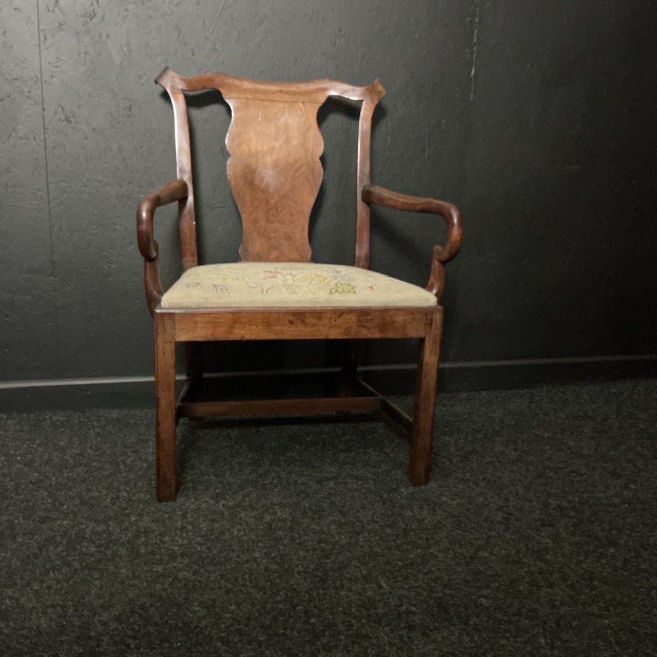 George 1st Walnut Armchair Circa 1720