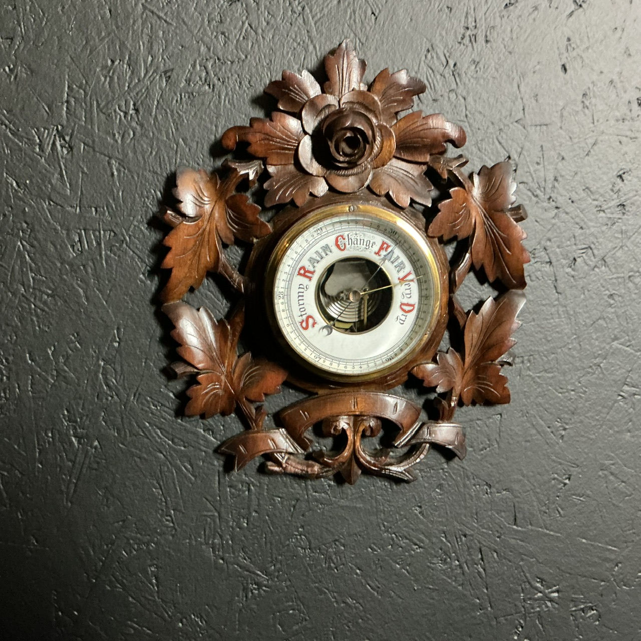 Antique Black Forest Style Barometer