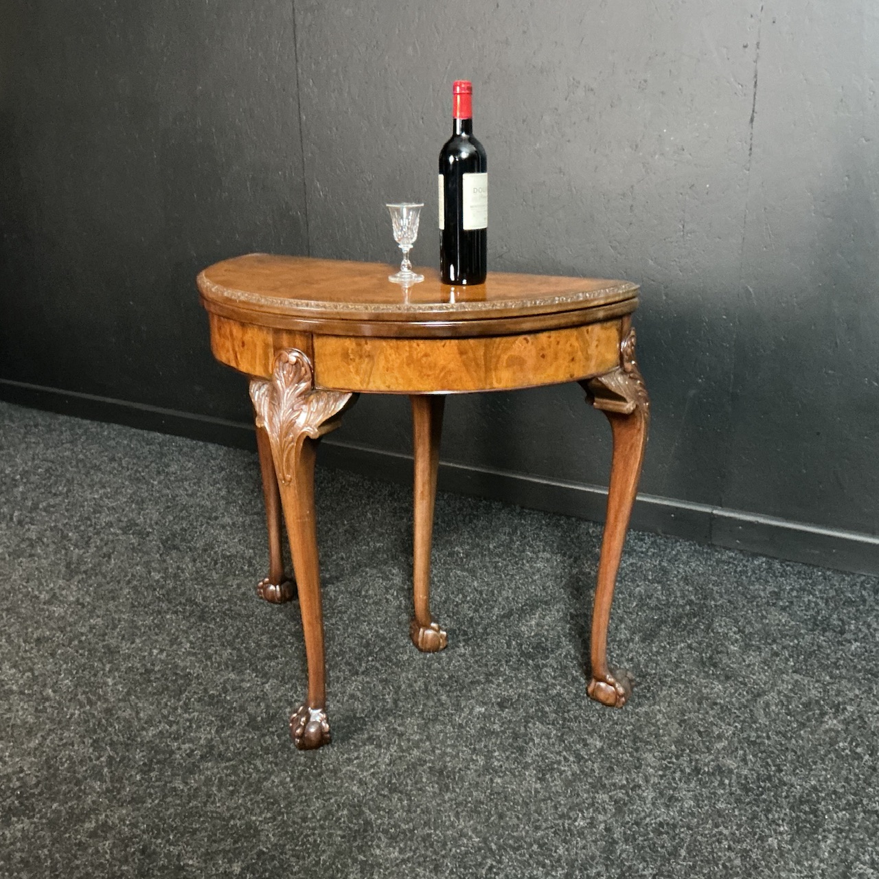 Walnut Card Table