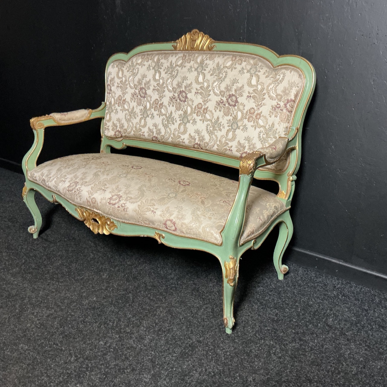 Alternative view of Painted French Sofa
