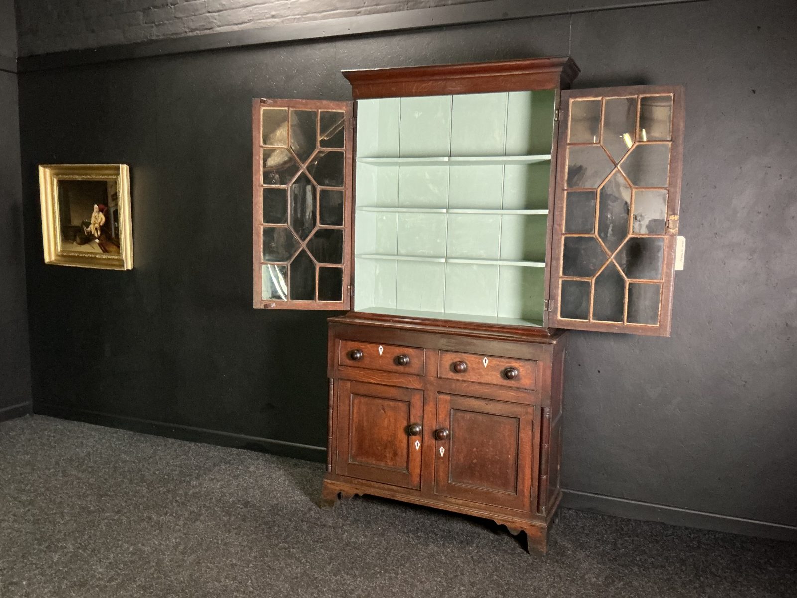 Alternative view of Victorian Welsh Oak Bookcase