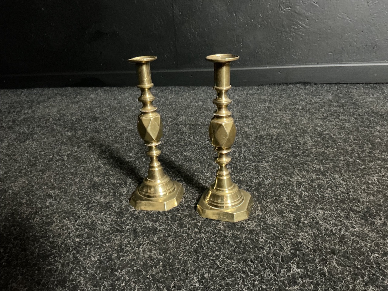 Pair of Princess of Diamond Candlesticks