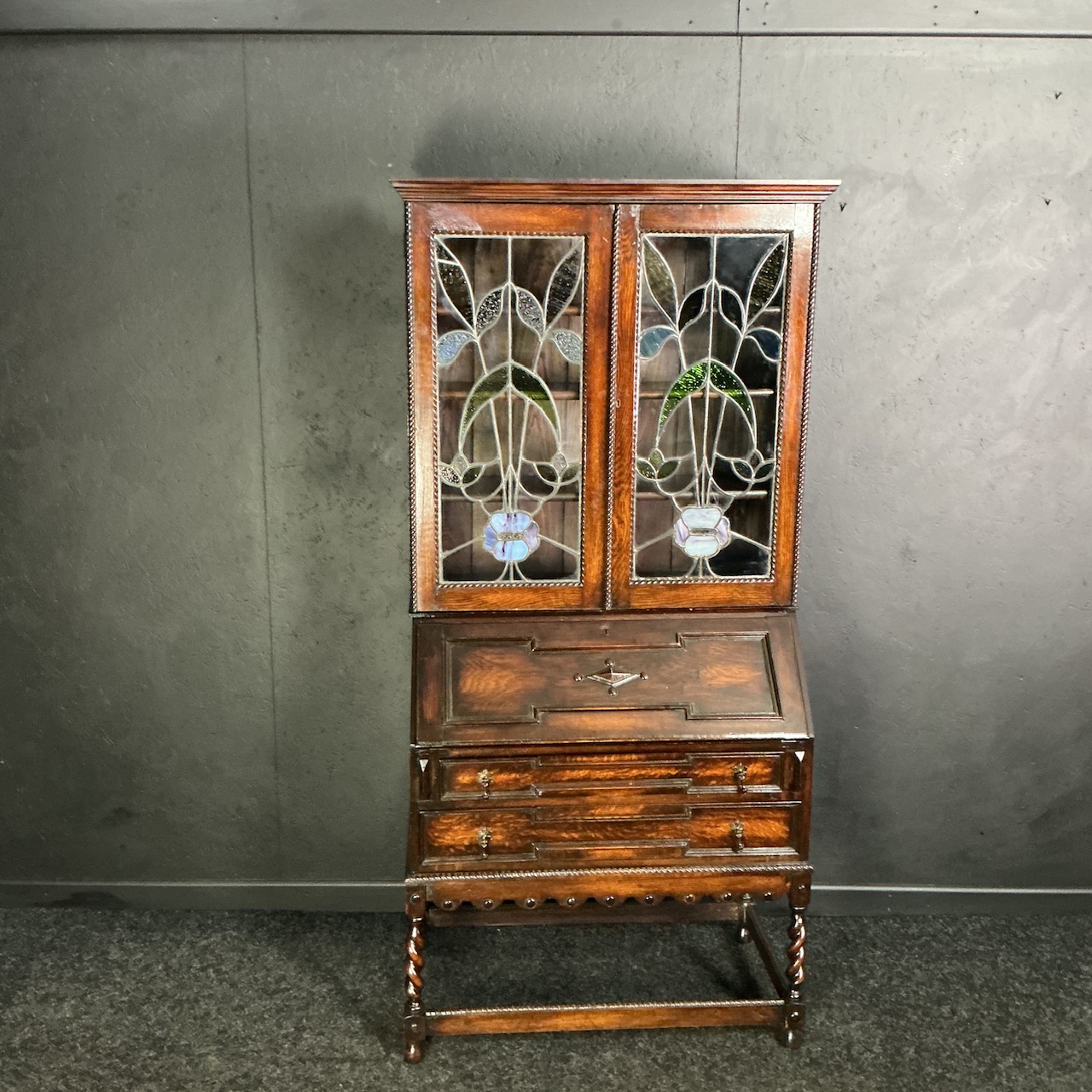 Antique Bureau Bookcase