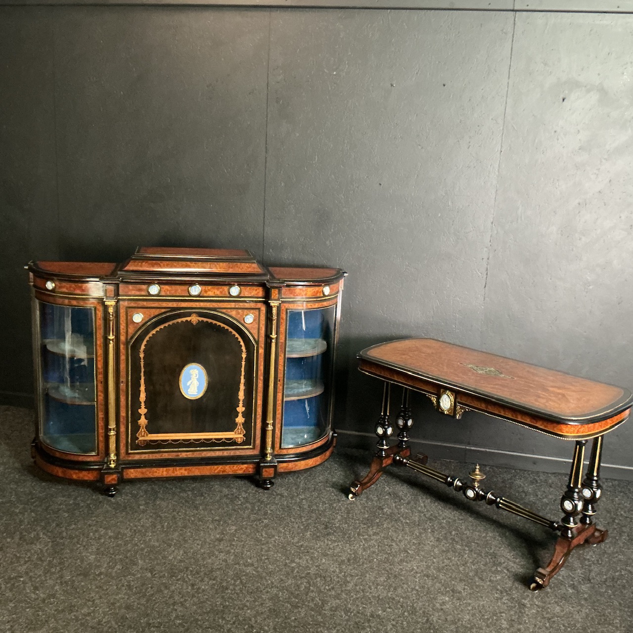 Aesthetic Movement Credenza. Att. Edwards And Roberts - Image 5