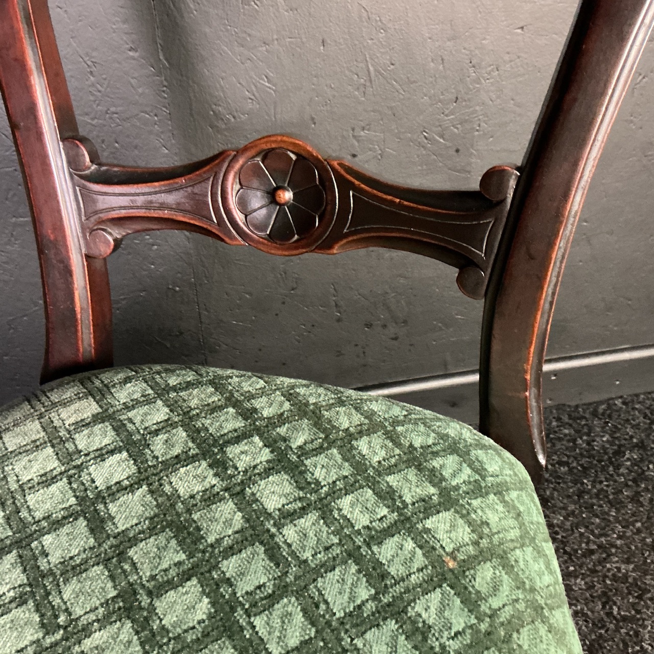 Set of 4 Victorian Mahogany Chairs - Image 6