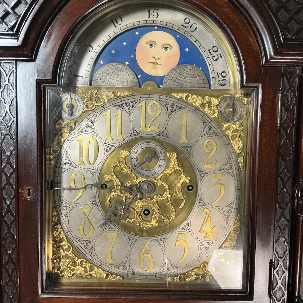 Edwardian Three Train Longcase Clock - Image 13