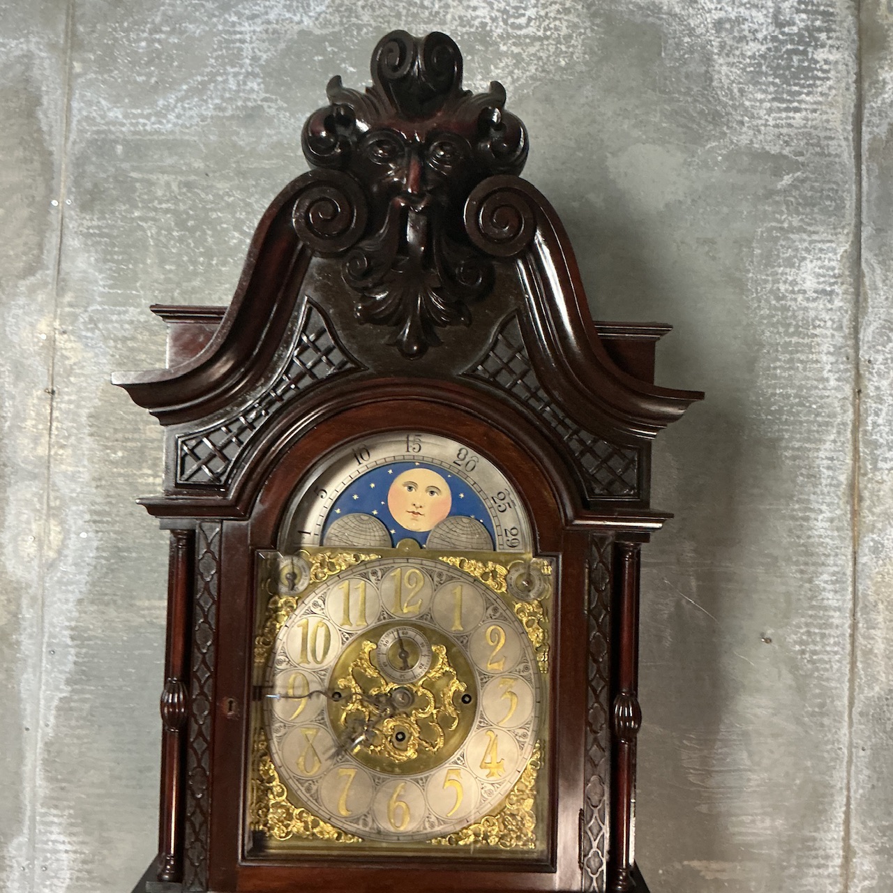 Edwardian Three Train Longcase Clock - Image 12