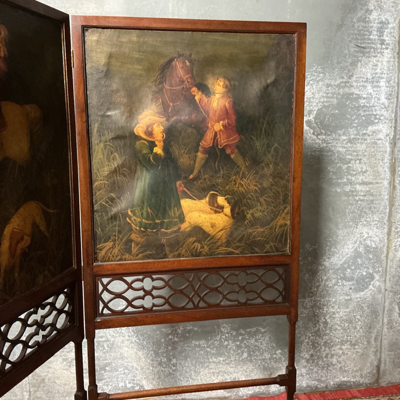 Edwardian Decorative Screen - Image 6