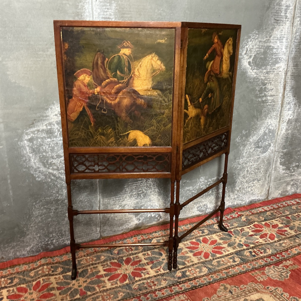 Edwardian Decorative Screen - Image 4