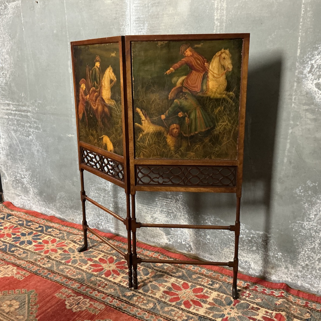 Edwardian Decorative Screen - Image 11
