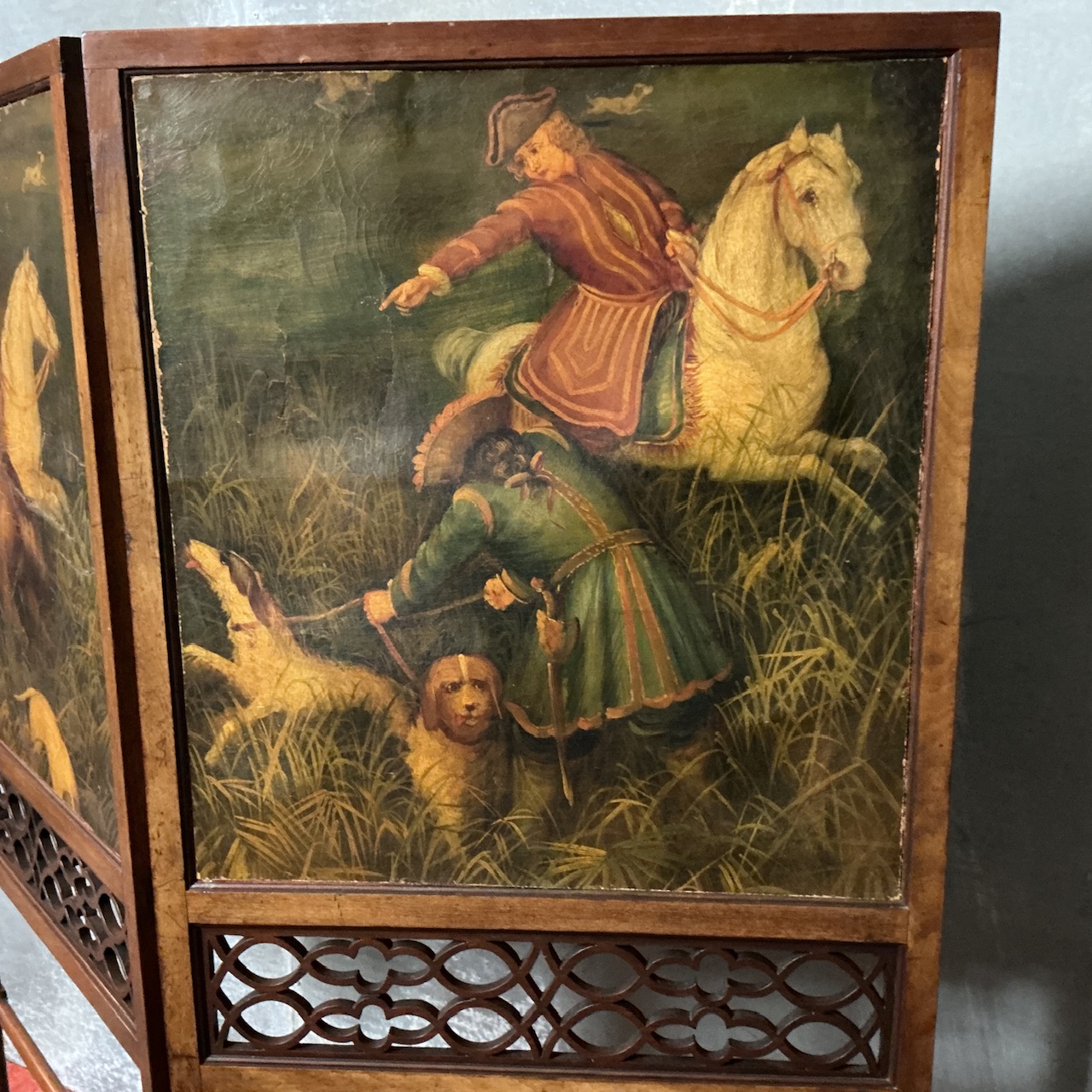 Edwardian Decorative Screen - Image 8