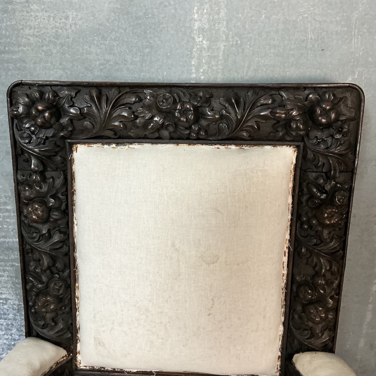 Pair of Heavily Carved Baroque Style Hall Chairs - Image 9