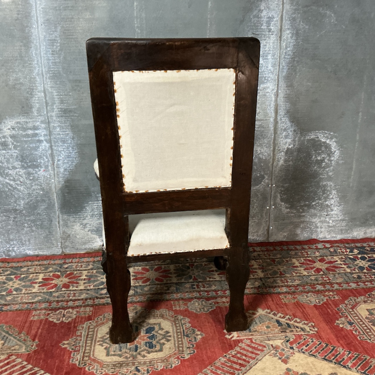 Pair of Heavily Carved Baroque Style Hall Chairs - Image 10