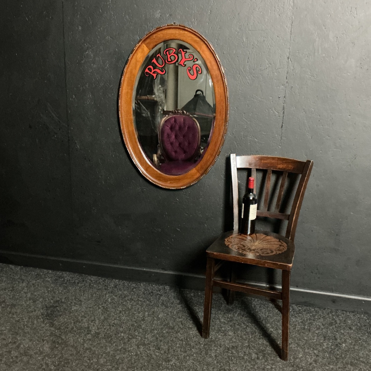 Alternative view of Edwardian Ruby’s Mirror